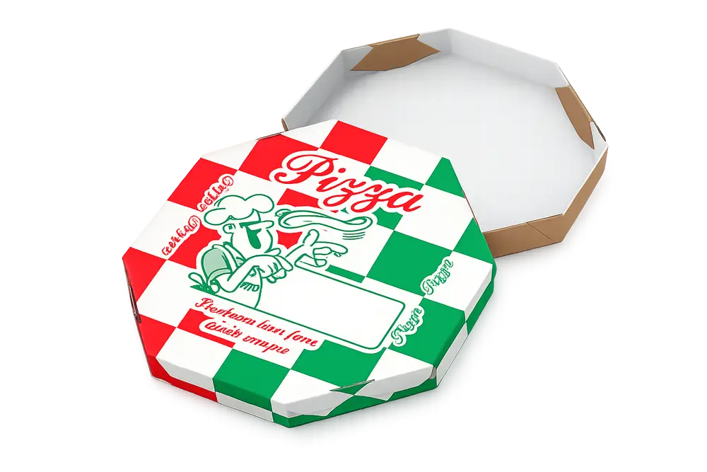 Caixa de Pizza 2ª Linha (Oitavada)