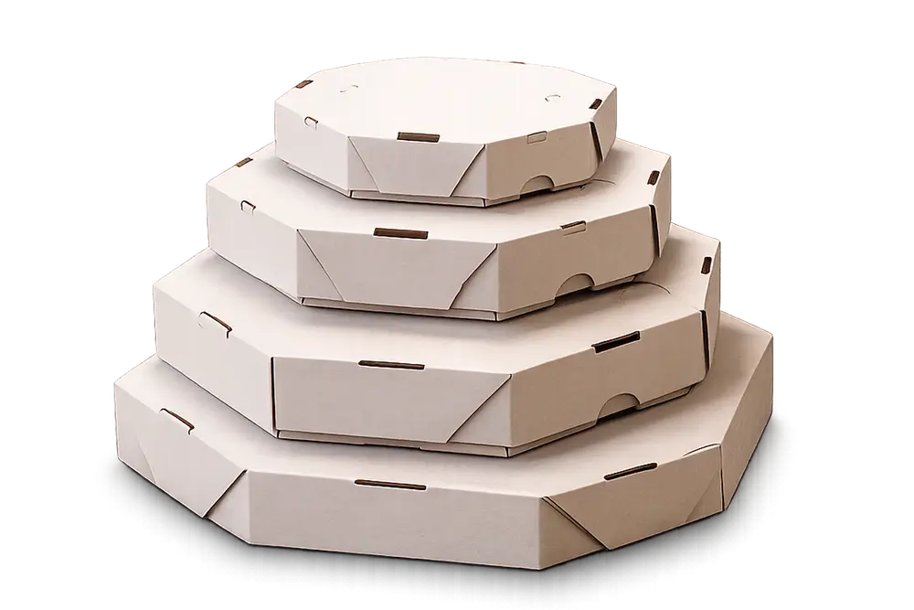 Caixa de Pizza Oitavada